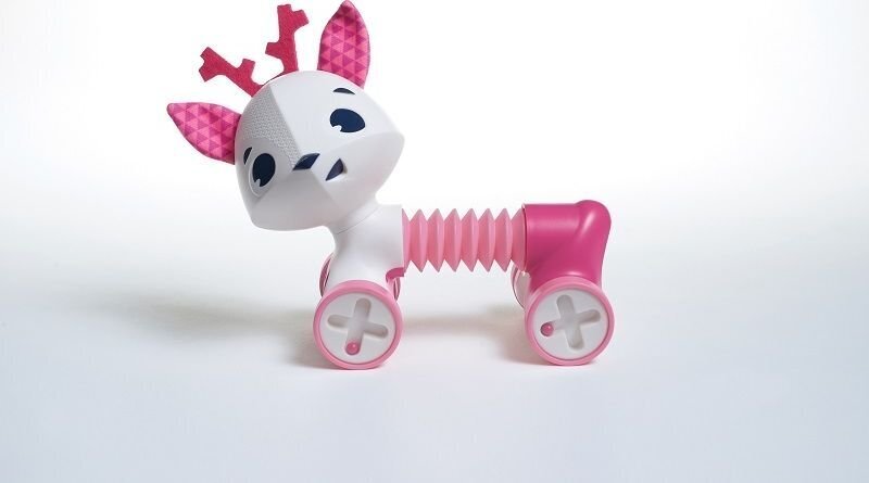 Interaktyvus žaislas Tiny Love Stirniukė Florence ružava цена и информация | Lavinamieji žaislai | pigu.lt