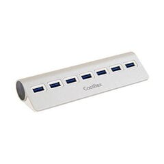 USB-концентратор CoolBox COO-HU7ALU3 Алюминий (7 портов) цена и информация | Адаптеры, USB-разветвители | pigu.lt