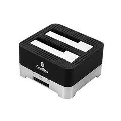 Внешний блок CoolBox COO-DUPLICAT2 2,5"-3,5" SATA USB 3.0 цена и информация | Жёсткие диски (SSD, HDD) | pigu.lt