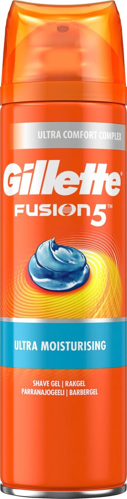 Drėkinančios skutimosi putos Gillette Fusion 5 Ultra Shave vyrams, 200 ml цена и информация | Skutimosi priemonės ir kosmetika | pigu.lt