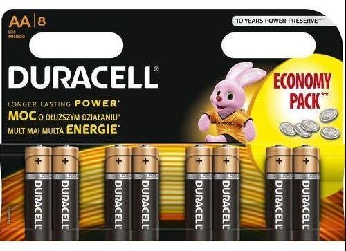 Duracell Procell Intense Power AA LR6 Batteries Box of 10 - MES