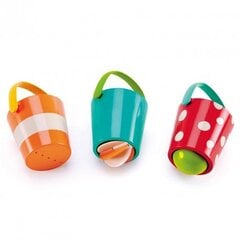 HAPE набор для купания, Веселые ведерки, E0205 цена и информация | Игрушки для малышей | pigu.lt