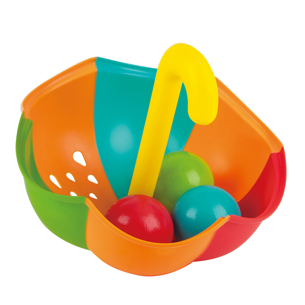 Vonios žaislas Skėtis su kamuoliukais Hape, E0206 цена и информация | Žaislai kūdikiams | pigu.lt