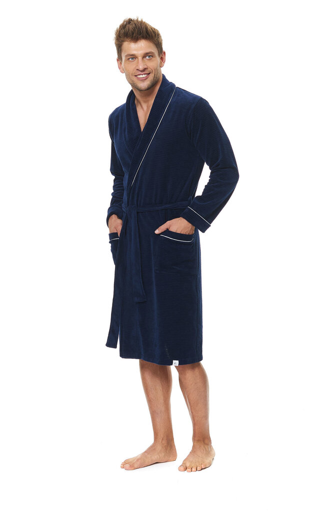 Vyriškas chalatas DN-Nightwear SMS.6063 kaina ir informacija | Vyriški chalatai, pižamos | pigu.lt