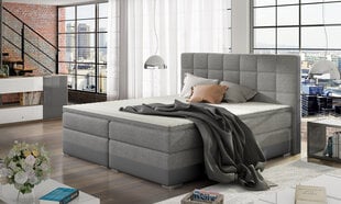 Кровать Damaso, 180х200 см, светло-серая цена и информация | Кровати | pigu.lt