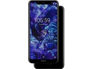 Nokia 5.1 Plus TA-1105, 32 GB Dual SIM, Черный цена и информация | Мобильные телефоны | pigu.lt