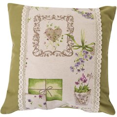 Patio dekoratyvinė pagalvėlė Green Eva L092-02LB, 45 x 45 cm kaina ir informacija | Dekoratyvinės pagalvėlės ir užvalkalai | pigu.lt