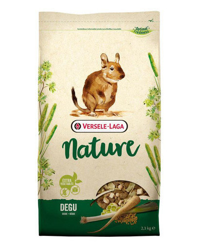 Versele Laga visavertis degu pašaras Degu Nature, 2,3 kg цена и информация | Graužikų ir triušių maistas | pigu.lt