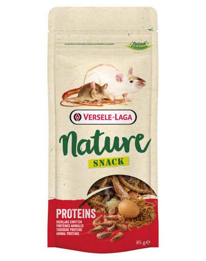 Versele Laga Nature baltiminis skanėstas graužikams Snack Proteins, 85 g kaina ir informacija | Graužikų ir triušių maistas | pigu.lt