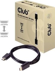 Club 3D CAC-1372, HDMI, 2 m kaina ir informacija | Kabeliai ir laidai | pigu.lt