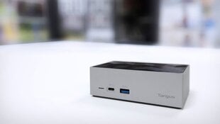 TARGUS USB-C THUNDERBOLT 3 DV4K DOCKING STATION WITH POWER BLACK kaina ir informacija | Adapteriai, USB šakotuvai | pigu.lt