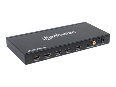 MH 1080p 4-Port HDMI Multiviewer Switch kaina ir informacija | Adapteriai, USB šakotuvai | pigu.lt