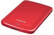 Adata Classic HV300 2TB 2.5" USB3.1, Raudona цена и информация | Išoriniai kietieji diskai (SSD, HDD) | pigu.lt