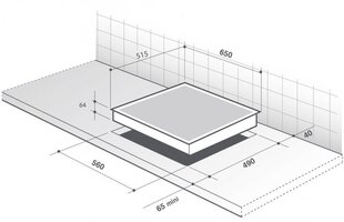 De Dietrich DPG7549B kaina ir informacija | Kaitlentės | pigu.lt