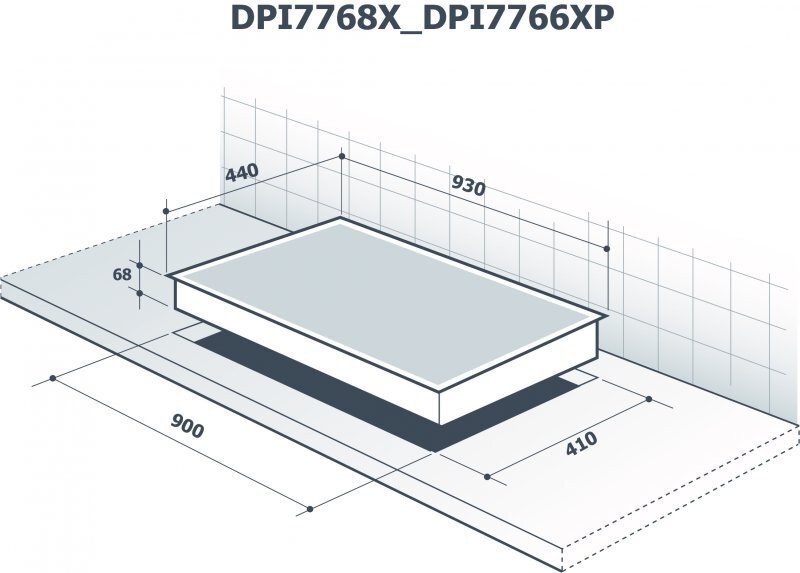 De Dietrich DPI7766XP kaina ir informacija | Kaitlentės | pigu.lt