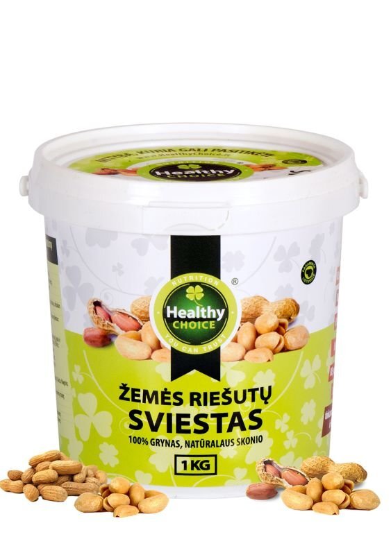 Žemės riešutų užtepas "Healthy Choice", gabaliukais, 1kg kaina | pigu.lt