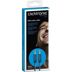 Clicktronic 70479, Aux 3.5 mm, 3 m kaina ir informacija | Kabeliai ir laidai | pigu.lt