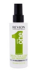 Purškiklis pažeistiems plaukams Revlon Professional Uniq Green Tea, 150 ml kaina ir informacija | Revlon Kvepalai, kosmetika | pigu.lt