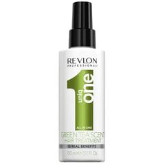 Purškiklis pažeistiems plaukams Revlon Professional Uniq Green Tea, 150 ml kaina ir informacija | Priemonės plaukų stiprinimui | pigu.lt