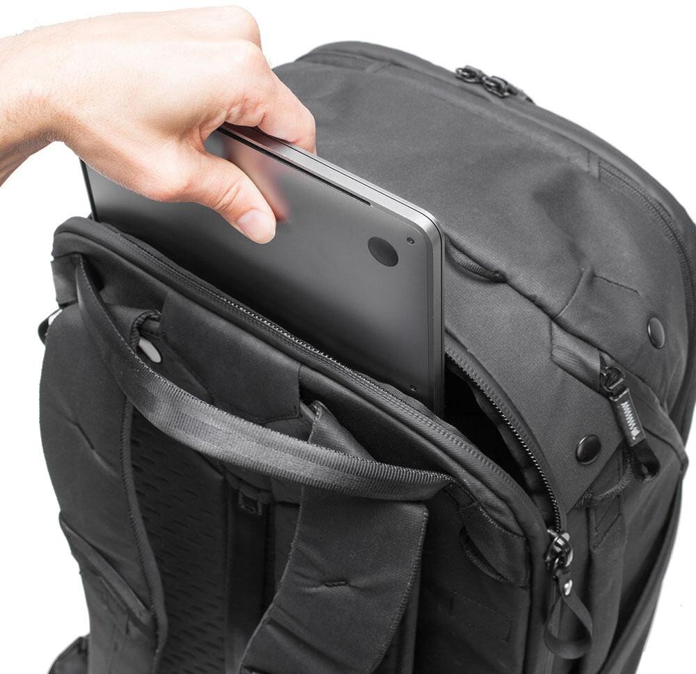 Peak Design Travel Backpack 45L Sage kuprinė, universali kaina ir informacija | Krepšiai, kuprinės, dėklai kompiuteriams | pigu.lt
