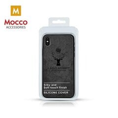 Mocco Deer Silicone Back Case for Samsung A920 Galaxy A9 (2018) Black (EU Blister) kaina ir informacija | Telefono dėklai | pigu.lt