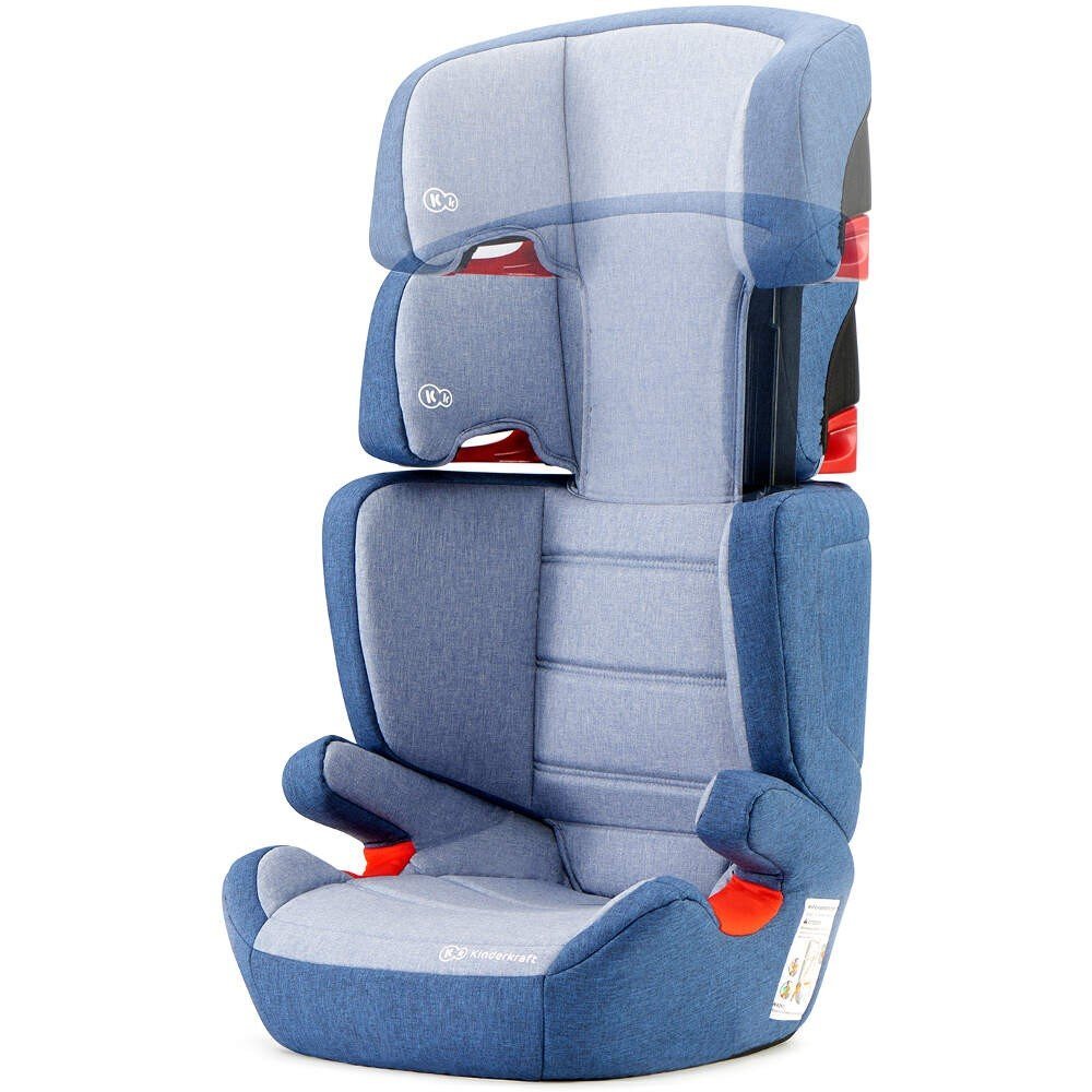 Автокресло KinderKraft Junior Fix ISOFIX, 15-36 кг, синий цена | pigu.lt