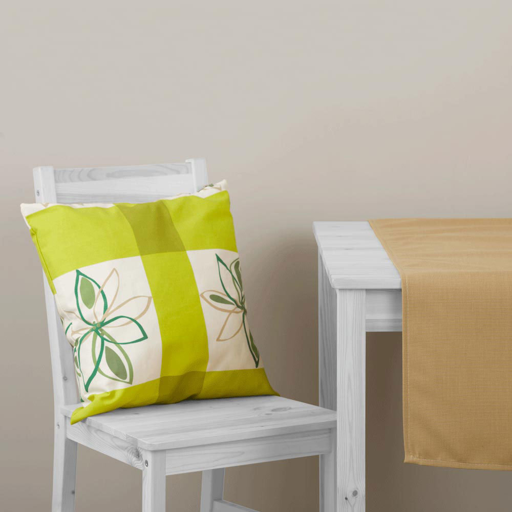 Patio dekoratyvinė pagalvėlė Green Flower Bianca L089-05HB, 45 x 45 cm kaina ir informacija | Dekoratyvinės pagalvėlės ir užvalkalai | pigu.lt