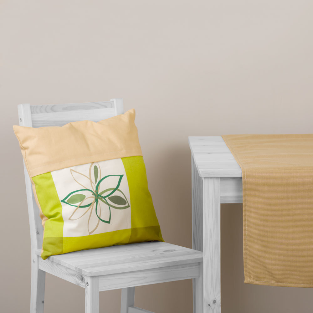 Patio dekoratyvinė pagalvėlė Green Flower Anna L089-05HB, 45 x 45 cm kaina ir informacija | Dekoratyvinės pagalvėlės ir užvalkalai | pigu.lt