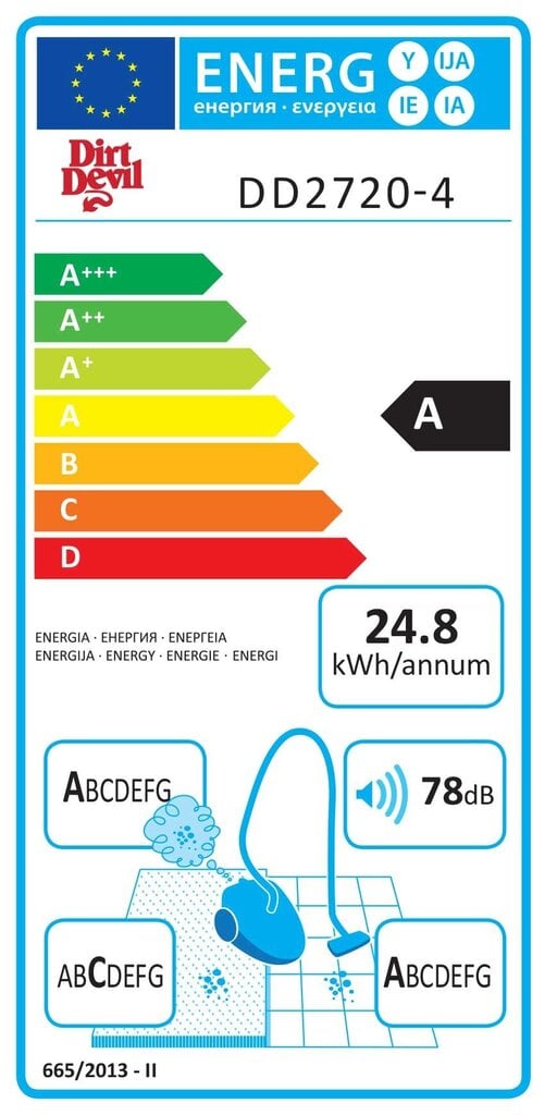 Dirt Devil DD2720-4 kaina ir informacija | Dulkių siurbliai | pigu.lt