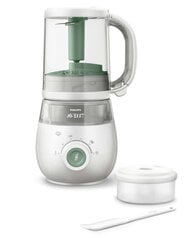 Garintuvas ir trintuvas 4 in 1 Philips Avent SCF885/01, žalias kaina ir informacija | Philips Avent Vaikams ir kūdikiams | pigu.lt