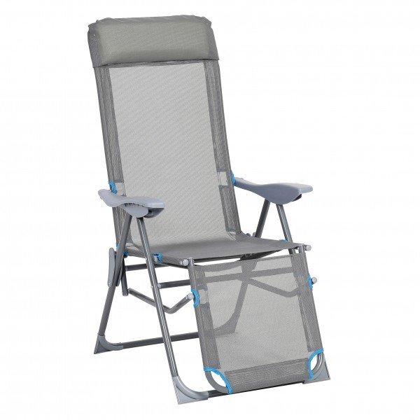 Sulankstoma kėdė-gultas Lido, pilka kaina ir informacija | Gultai | pigu.lt