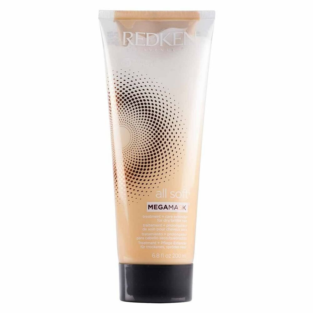 Minkštinamoji plaukų kaukė Redken All Soft Megamask 200 ml цена и информация | Priemonės plaukų stiprinimui | pigu.lt