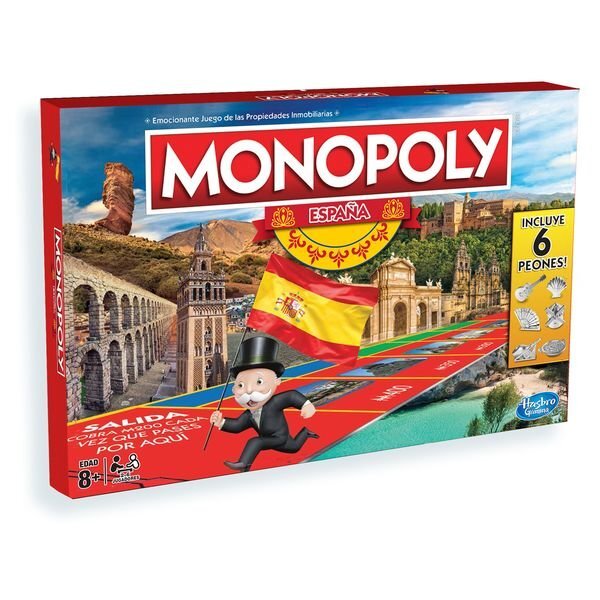 Ispanijos Monopolis Hasbro kaina ir informacija | Stalo žaidimai, galvosūkiai | pigu.lt