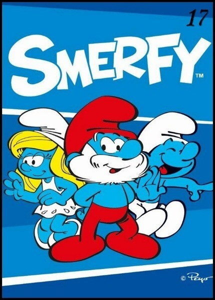 Vaikiškas pledas Smurfs, 120x150 cm kaina ir informacija | Lovatiesės ir pledai | pigu.lt