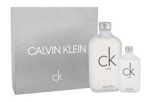 Rinkinys moterims Calvin Klein CK One: EDT 200 ml + EDT 50 ml kaina ir informacija | Kvepalai moterims | pigu.lt