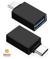 Mocco Universalus OTG Adapteris Type-C to USB 3.0 Connection, Juoda kaina ir informacija | Adapteriai, USB šakotuvai | pigu.lt