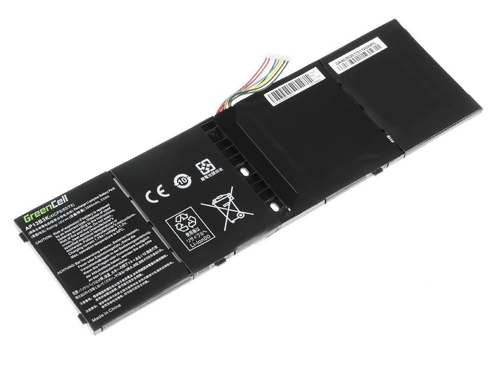 Green Cell Laptop Battery for Acer Aspire V5-552 V5-552P V5-572 V5-573 V5-573G V7-581 R7-571 R7-571G kaina ir informacija | Akumuliatoriai nešiojamiems kompiuteriams | pigu.lt