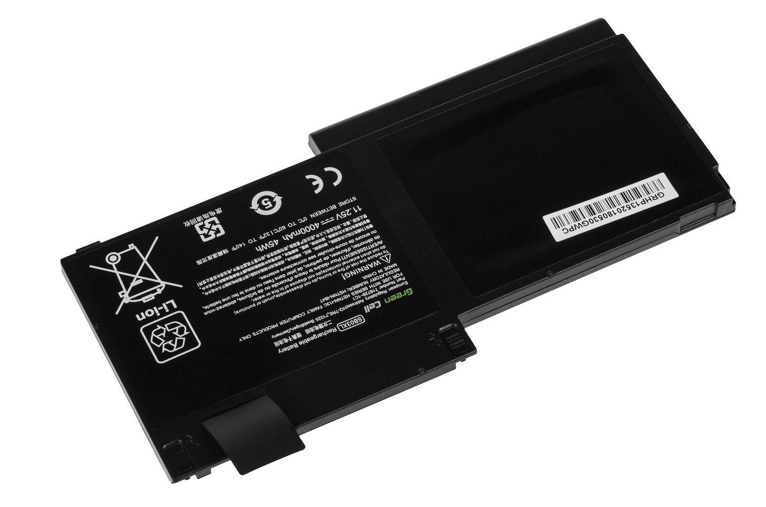 Green Cell Laptop Battery SB03XL HP EliteBook 720 G1 G2 820 G1 G2 kaina ir informacija | Akumuliatoriai nešiojamiems kompiuteriams | pigu.lt