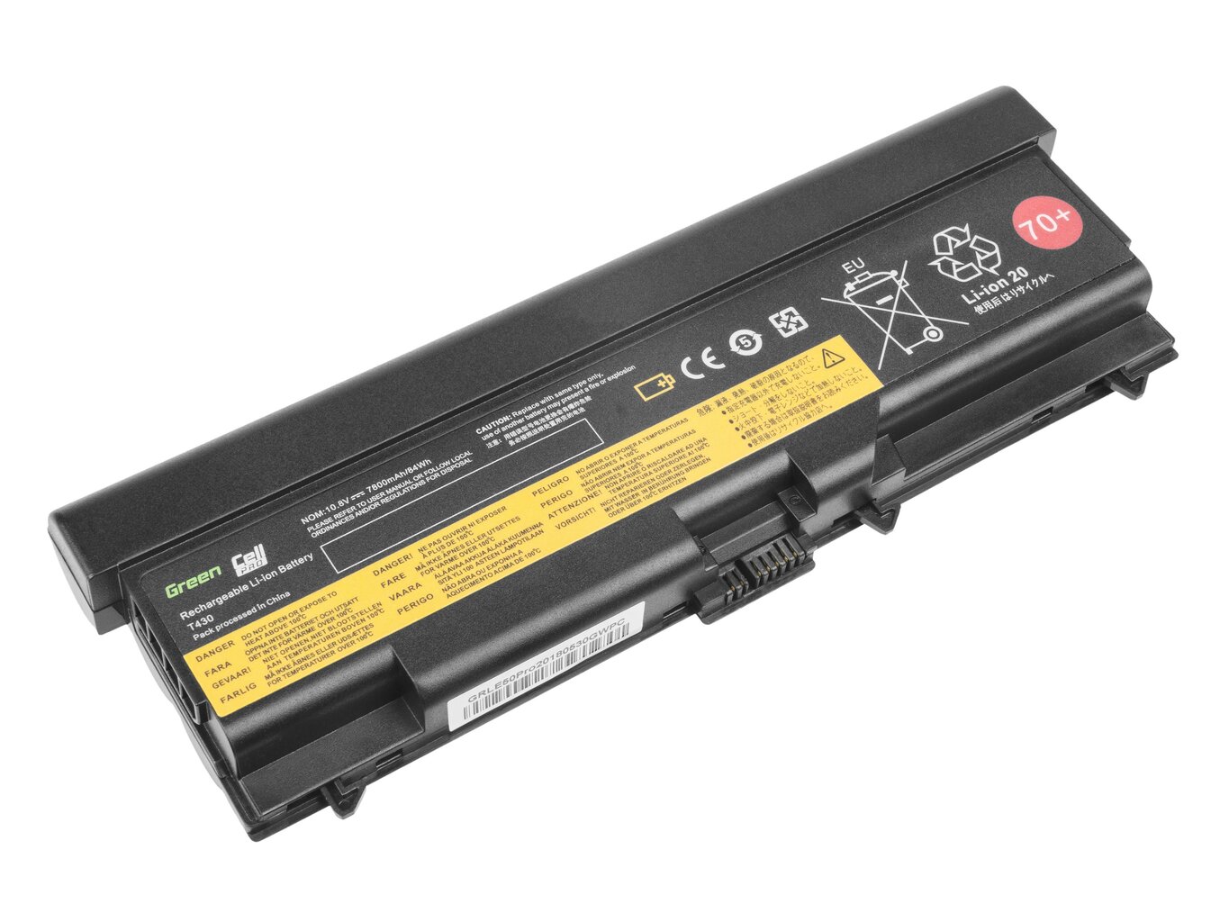 Green Cell PRO Laptop Battery 45N1001 for Lenovo ThinkPad L430 T430i L530 T430 T530 T530i kaina ir informacija | Akumuliatoriai nešiojamiems kompiuteriams | pigu.lt