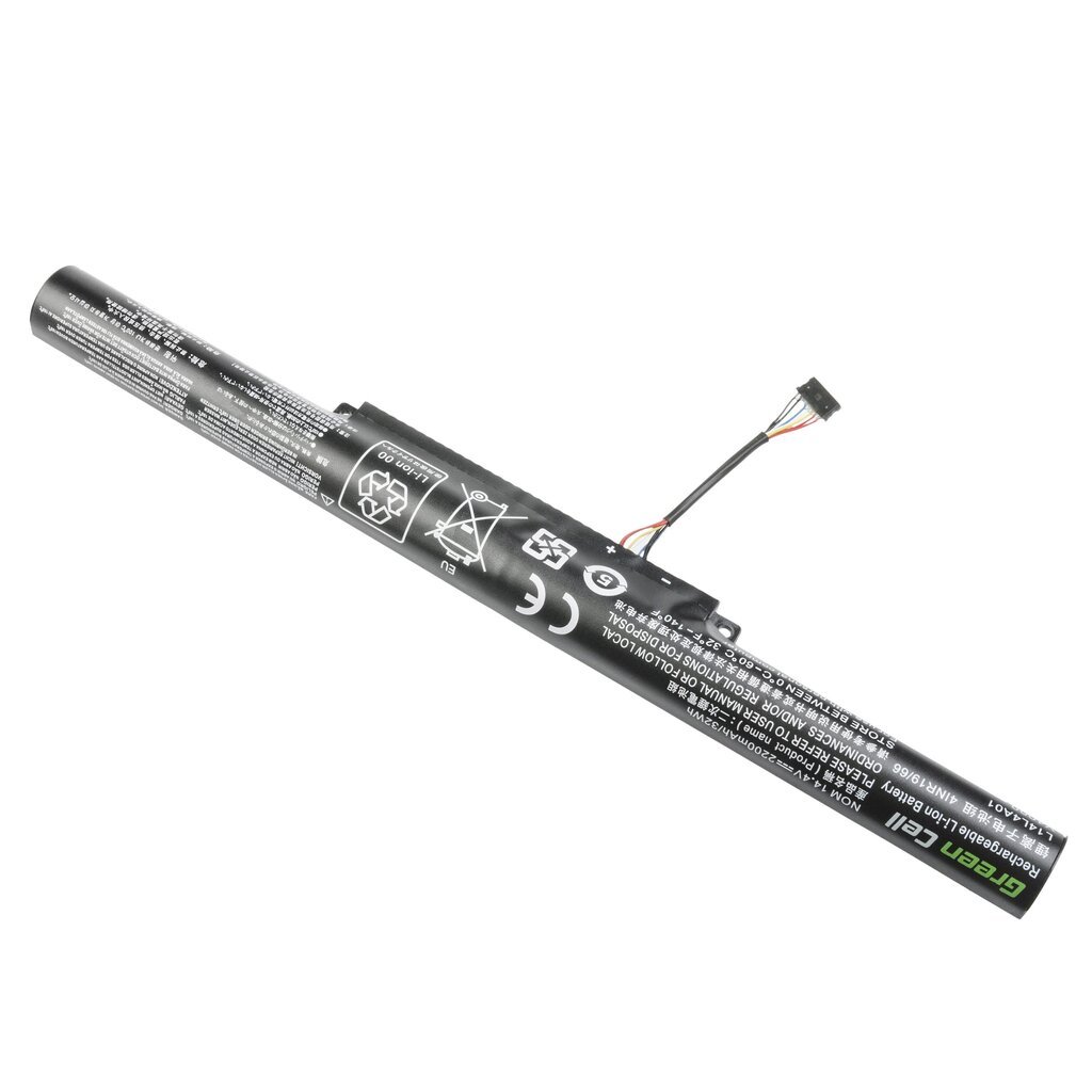 Green Cell Laptop Battery L14L4A01 Lenovo Z51 Z51-70 IdeaPad 500-15ISK kaina ir informacija | Akumuliatoriai nešiojamiems kompiuteriams | pigu.lt