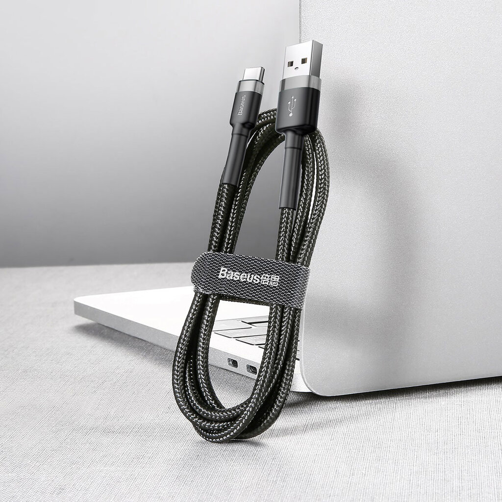 Baseus Durable Nylon Braided Wire, USB - C, 0,5 m kaina ir informacija | Laidai telefonams | pigu.lt