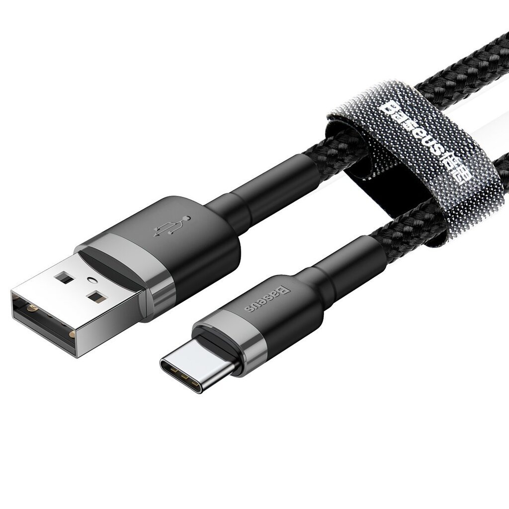 Baseus Durable Nylon Braided Wire, USB - C, 0,5 m kaina ir informacija | Laidai telefonams | pigu.lt