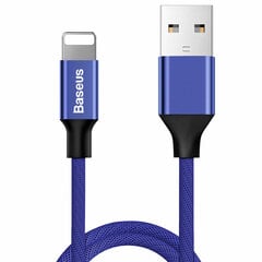 Įkrovimo/duomenų perdavimo laidas USB - Lightning Baseus Yiven 2A, 1,2m, tamsiai mėlynas kaina ir informacija | Laidai telefonams | pigu.lt