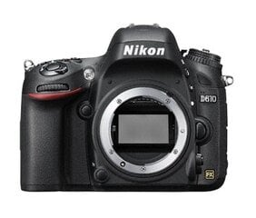 Nikon D610 Body, черный цена и информация | Цифровые фотоаппараты | pigu.lt