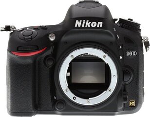 Nikon D610 Body, черный цена и информация | Цифровые фотоаппараты | pigu.lt