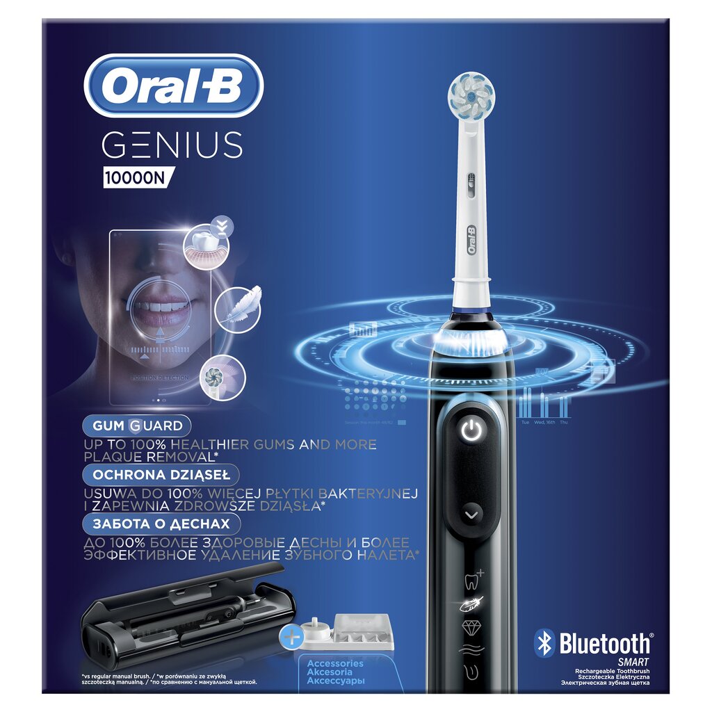 Oral-B Genius 10000N kaina ir informacija | Elektriniai dantų šepetėliai | pigu.lt