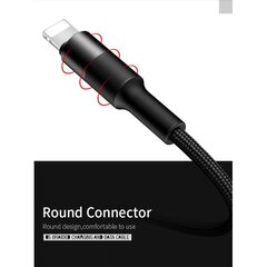 Кабель Usams SJ220ZJ01, USB A 2.0 - Lightning 8pin для Apple продуктов, 1.2 м цена и информация | Кабели и провода | pigu.lt