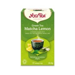 Ajurvedinė YogiTea® žalioji arbata Matcha Lemon, 30.6 g kaina ir informacija | Arbata | pigu.lt