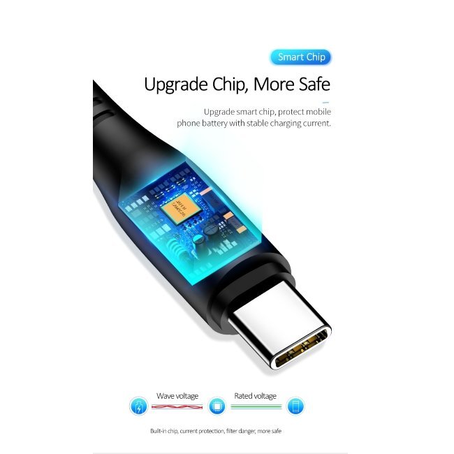 Kabelis Usams SJ267USB01, USB A - USB C, 1 m цена и информация | Kabeliai ir laidai | pigu.lt