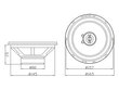 Garsiakalbis Blow S-165 4Ohm / 30-603 kaina ir informacija | Automobiliniai garsiakalbiai | pigu.lt